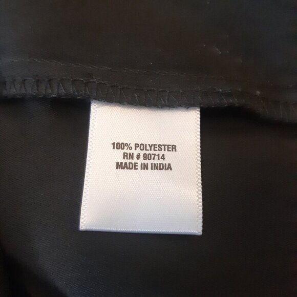 Badgley Mischka Studio Dress S Jeweled Peter Pan Collar Black Sleeveless Shift - Picture 5 of 5